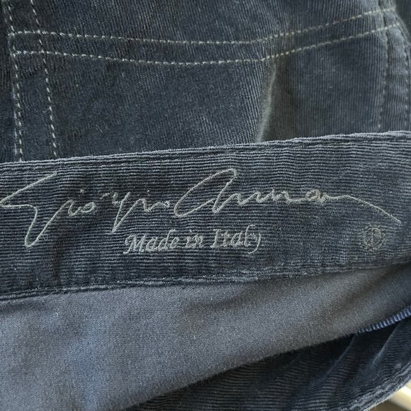 Giorgio Armani Men's Slim Fit Limited Edition Corduroy Pants Trousers 34x32 - Picture 13 of 14